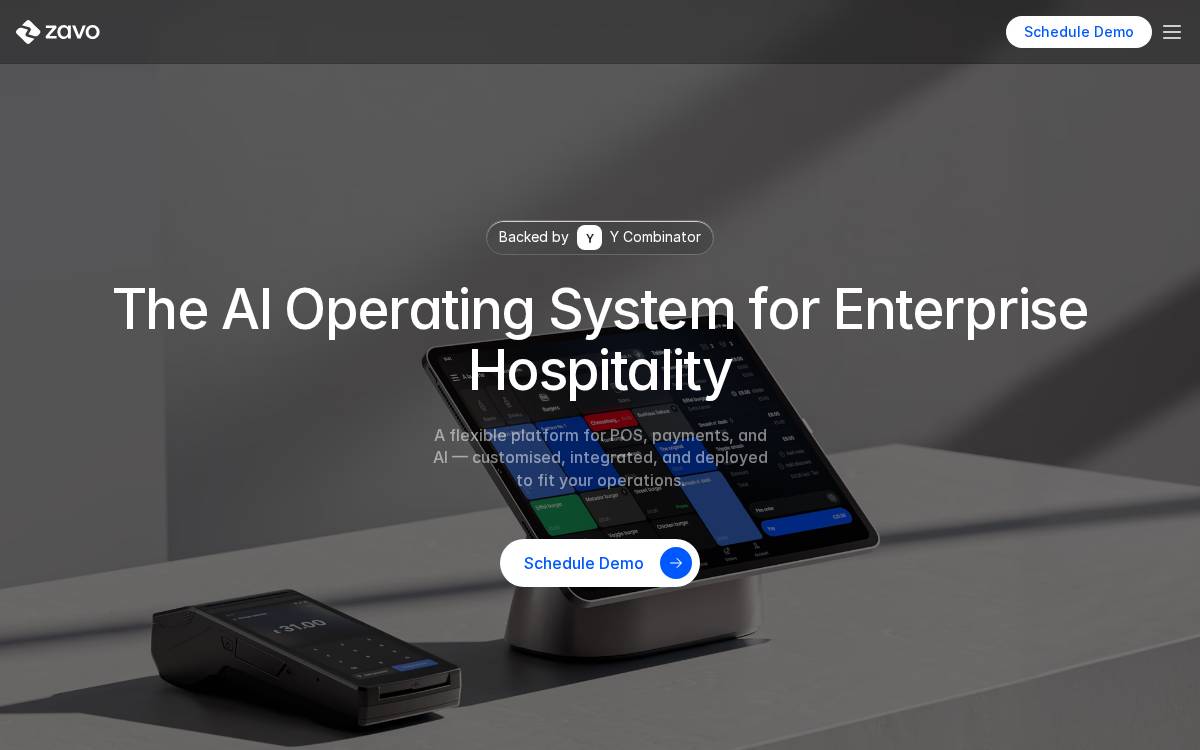 Zavo website preview
