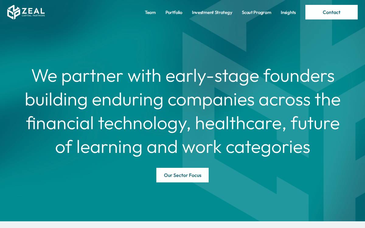 Zealvc website preview