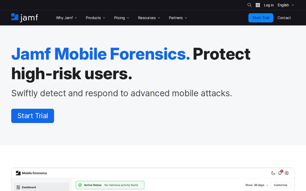 ZecOps website preview