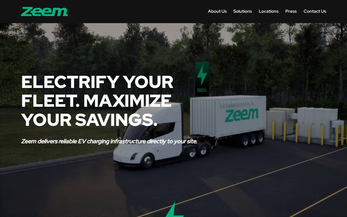 Zeem website preview