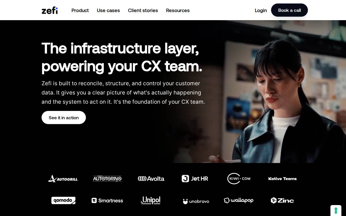 Zefi Ai website preview