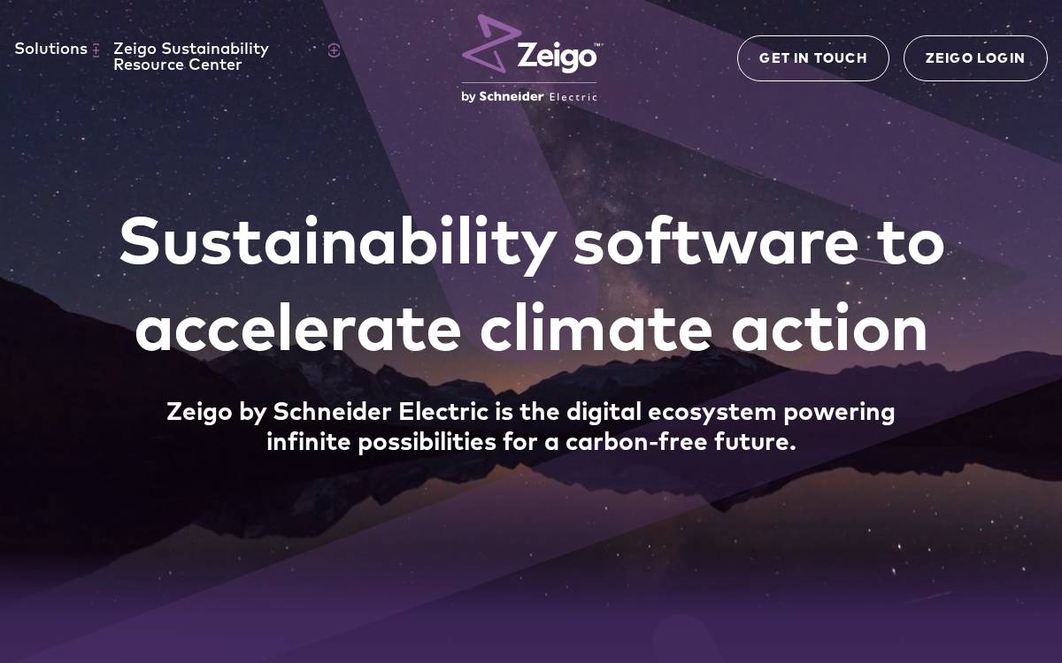 Zeigo website preview