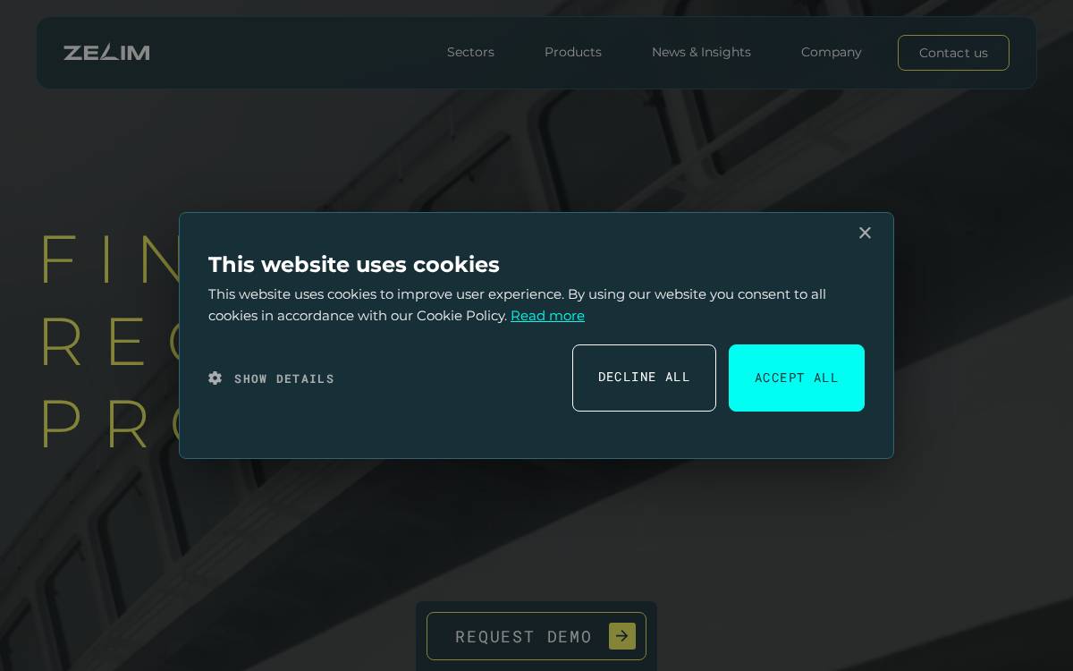 Zelim website preview