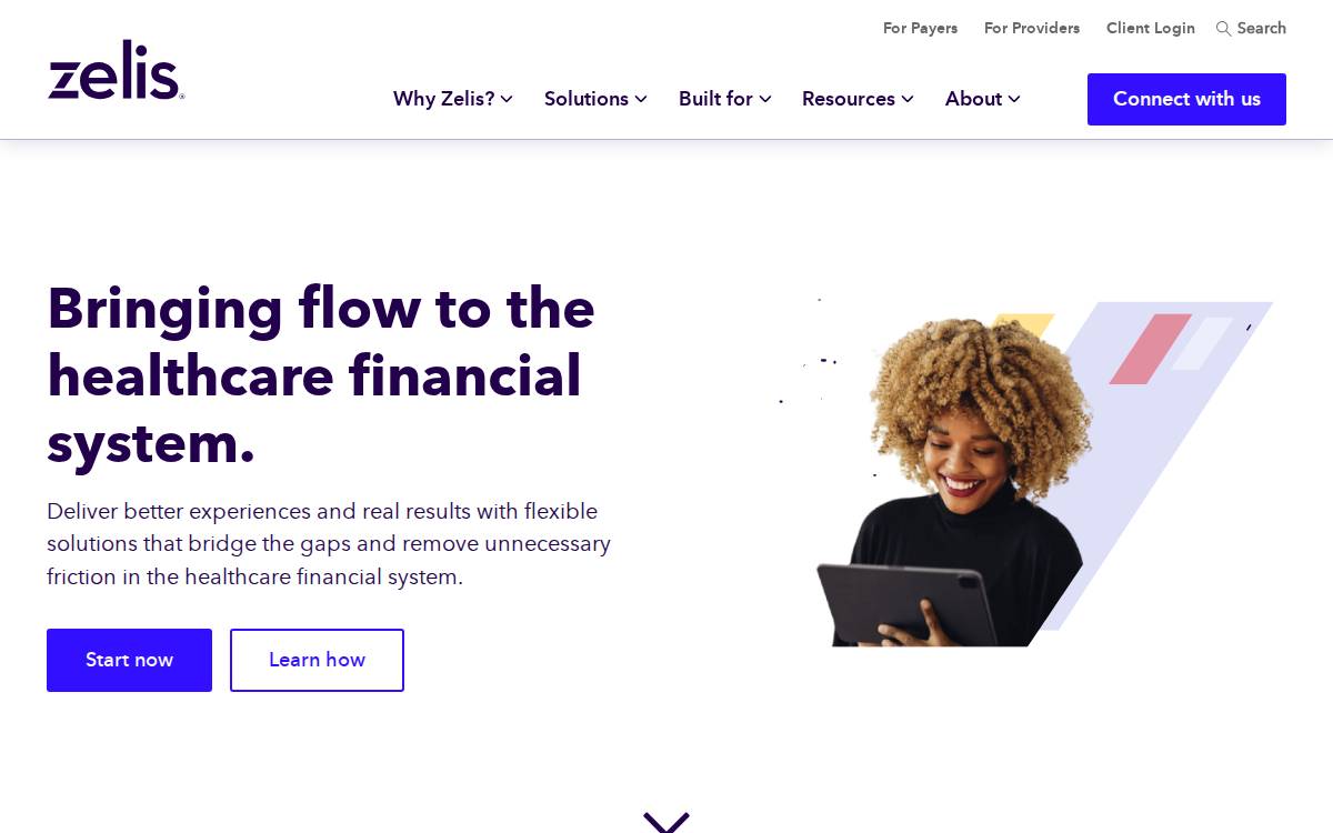 Zelis website preview