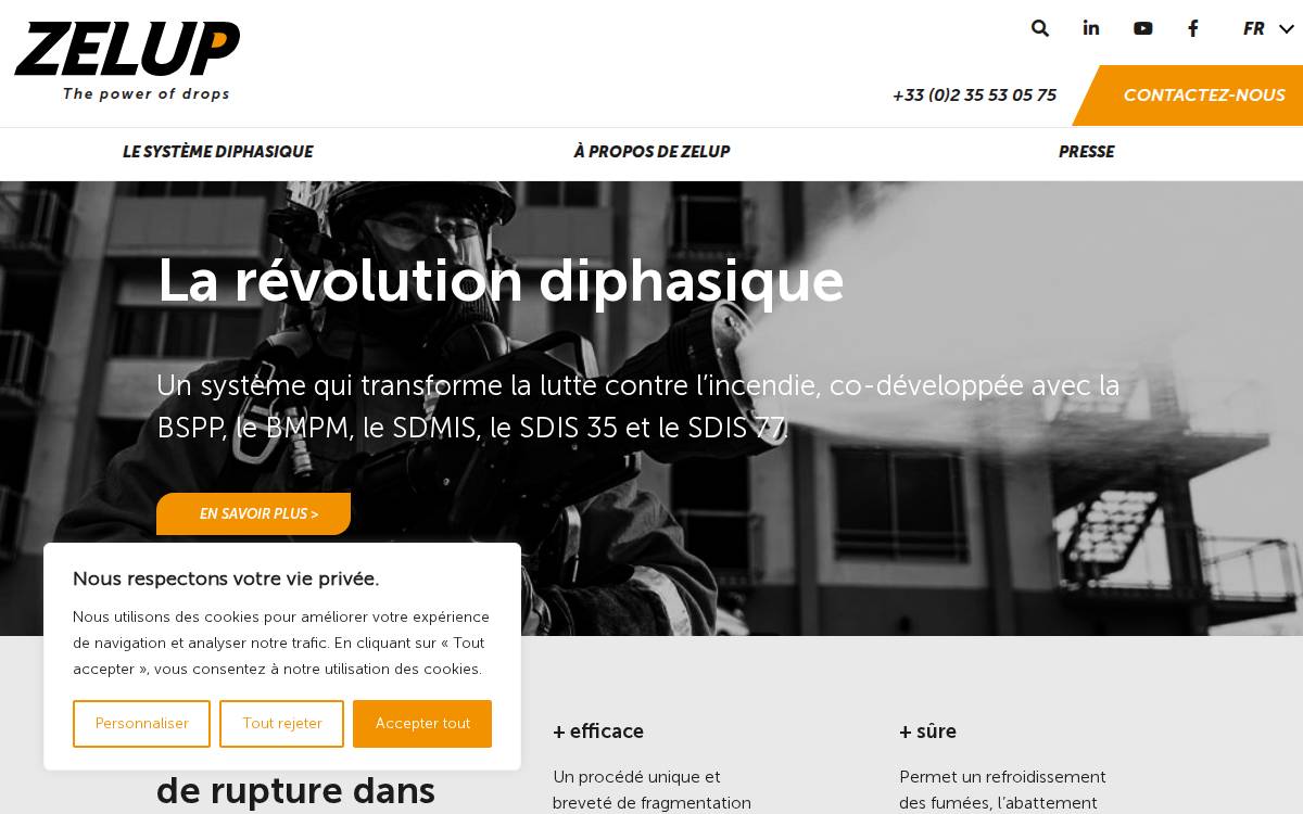 Zelup website preview