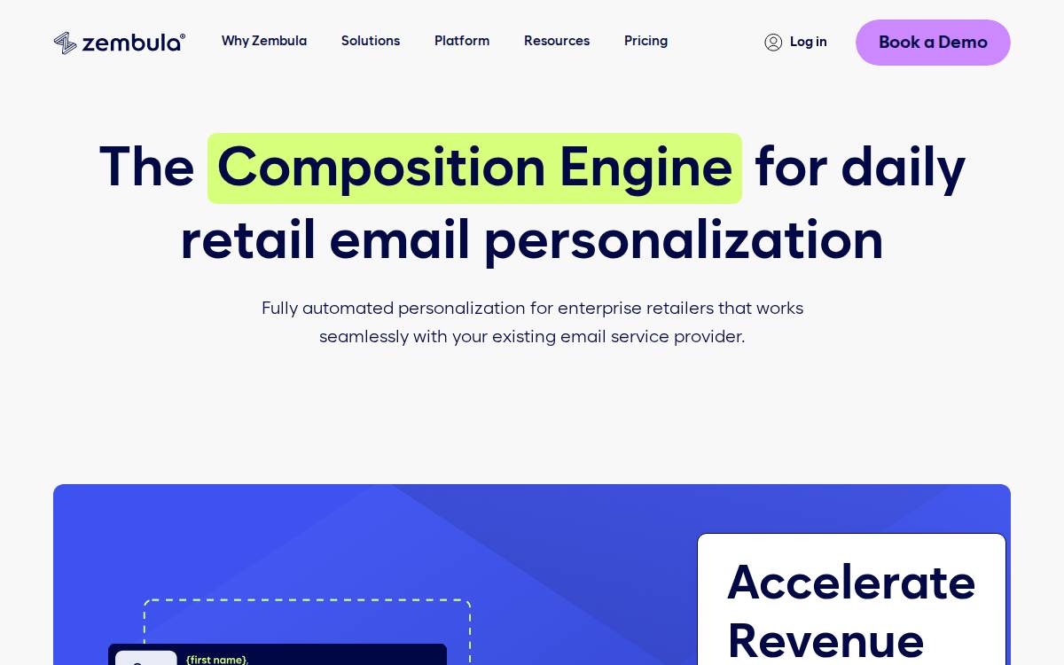 Zembula website preview