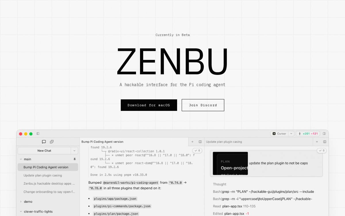 Zenbu website preview