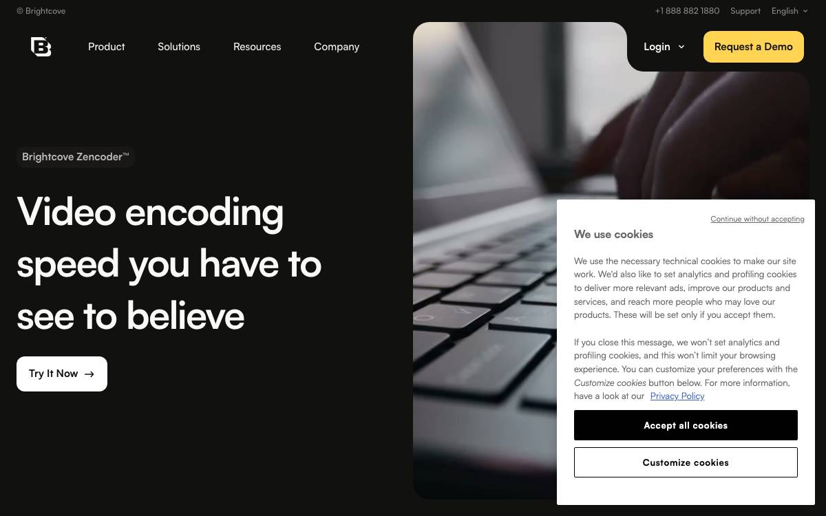 Zencoder website preview