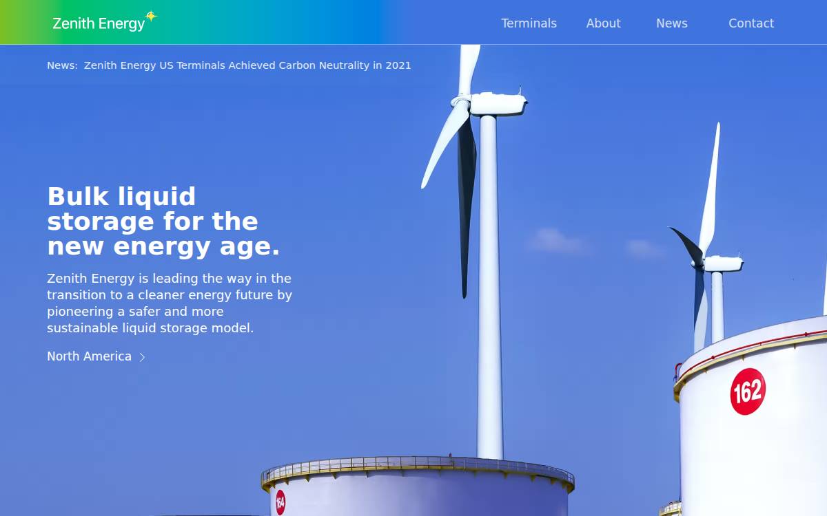 Zenithem website preview