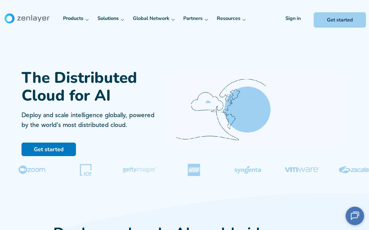 Zenlayer website preview