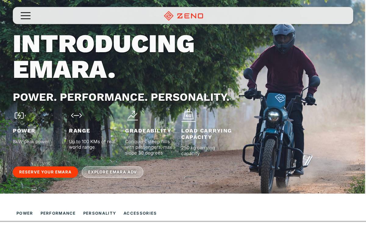 Zeno website preview