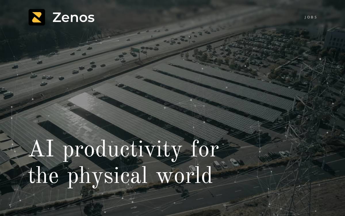 Zenos website preview