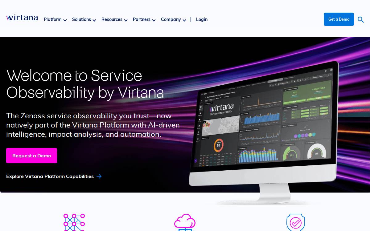 Zenoss website preview