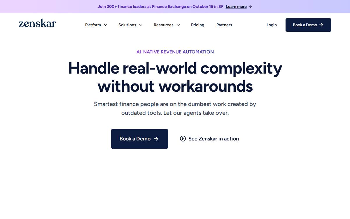 Zenskar website preview