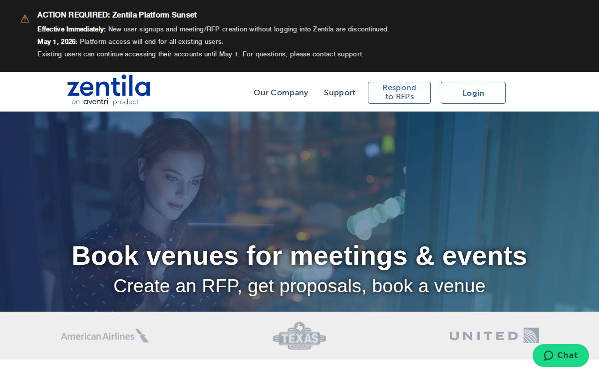 Zentila website preview