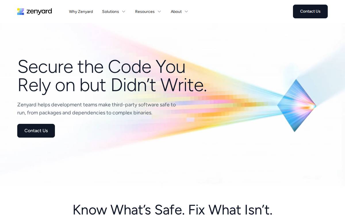 Zenyard website preview