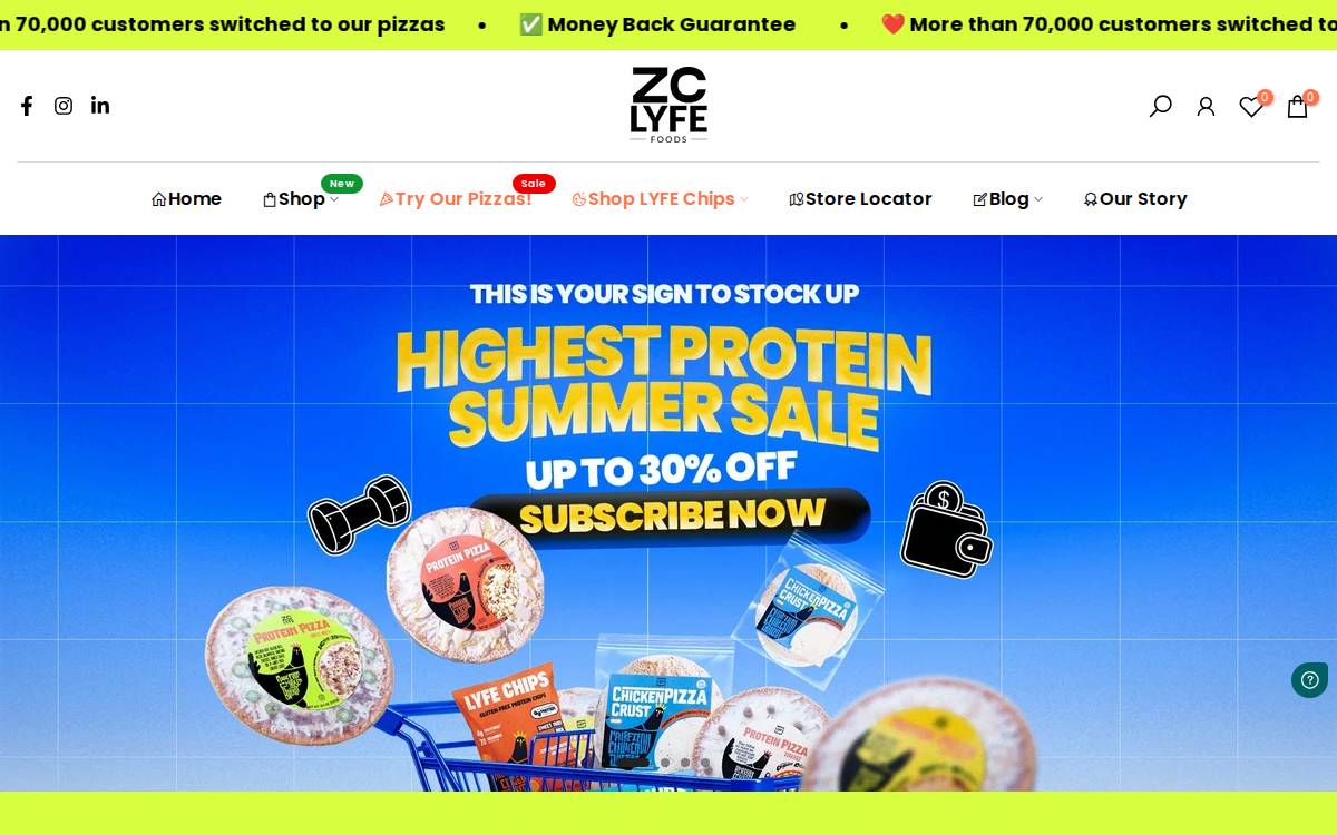Zero Carb Lyfe website preview