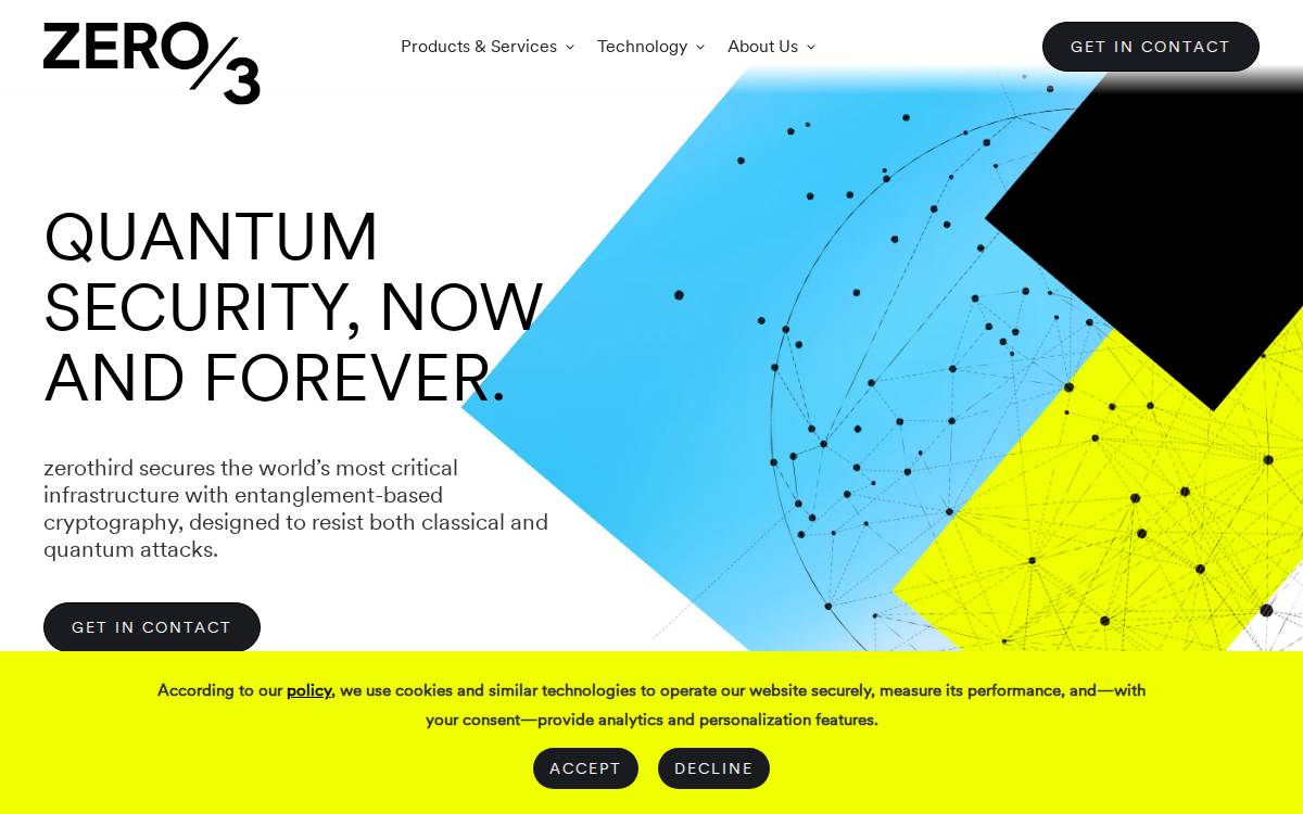 zero third website preview