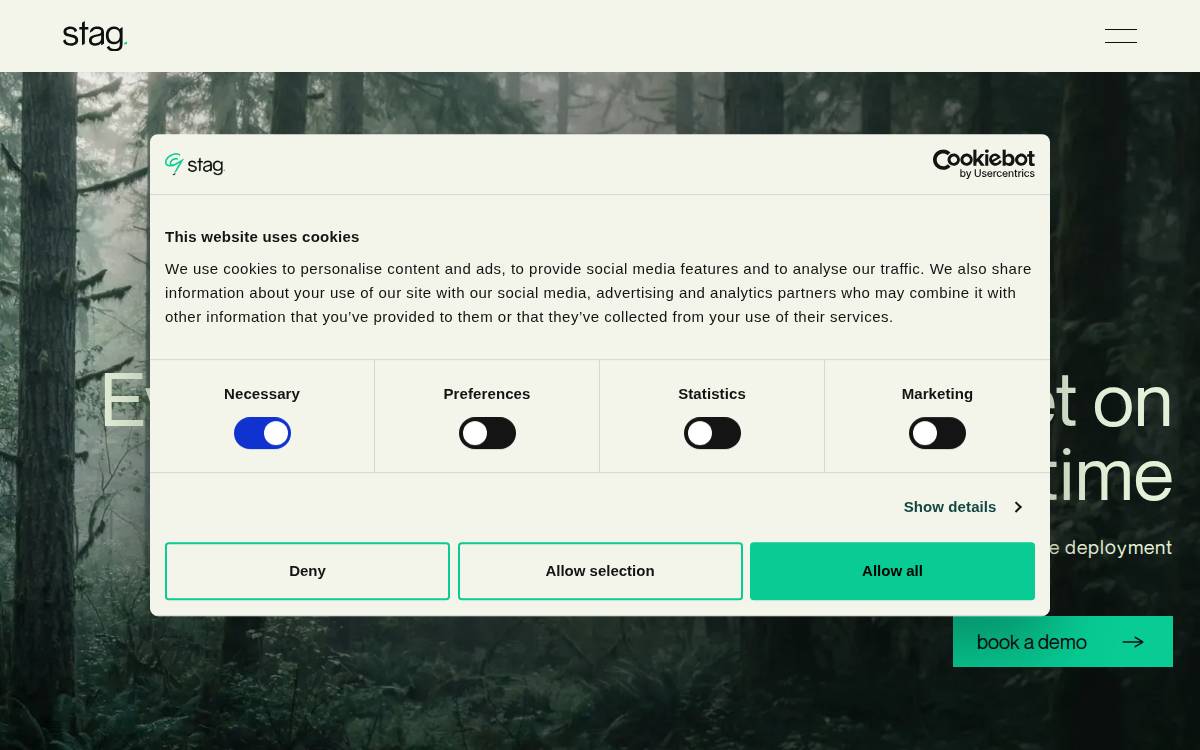 Zero Watch website preview