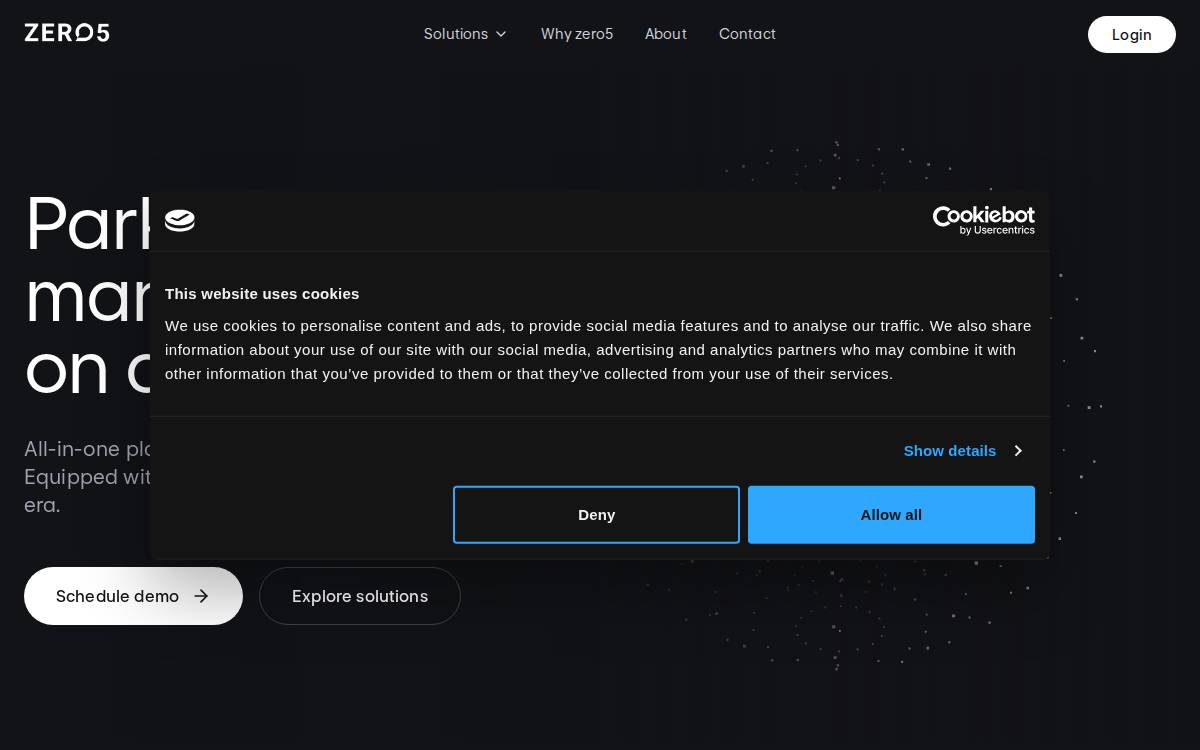 zero5 website preview