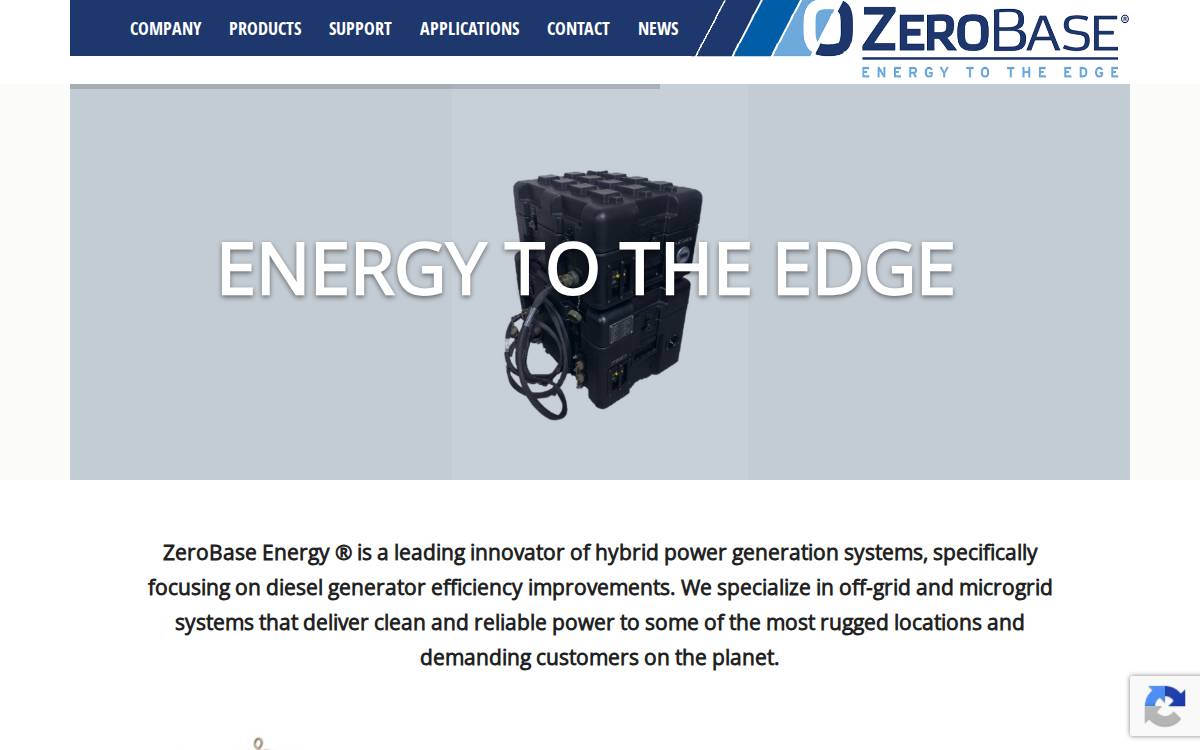 Zerobaseenergy website preview