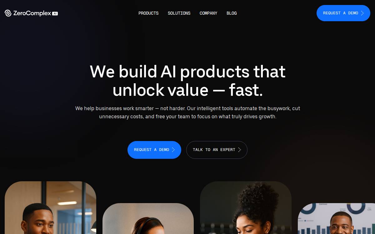Zerocomplex website preview