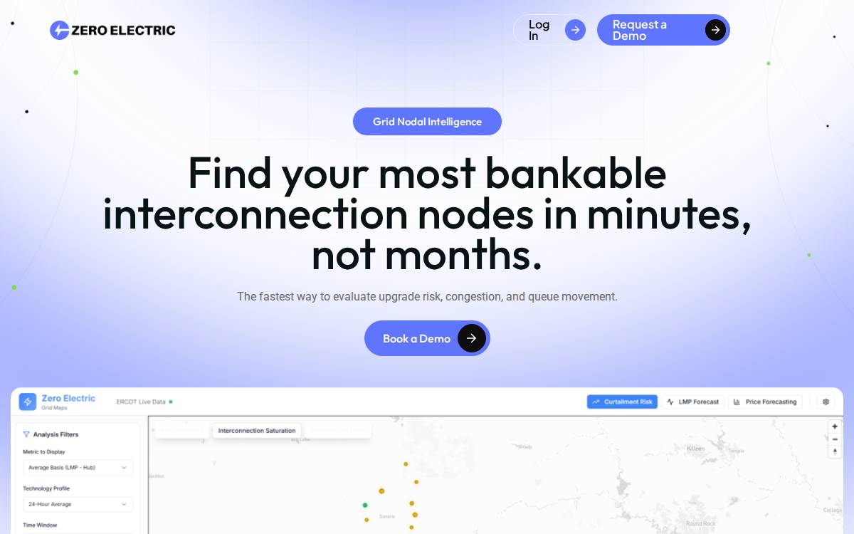 Zeroelectric website preview