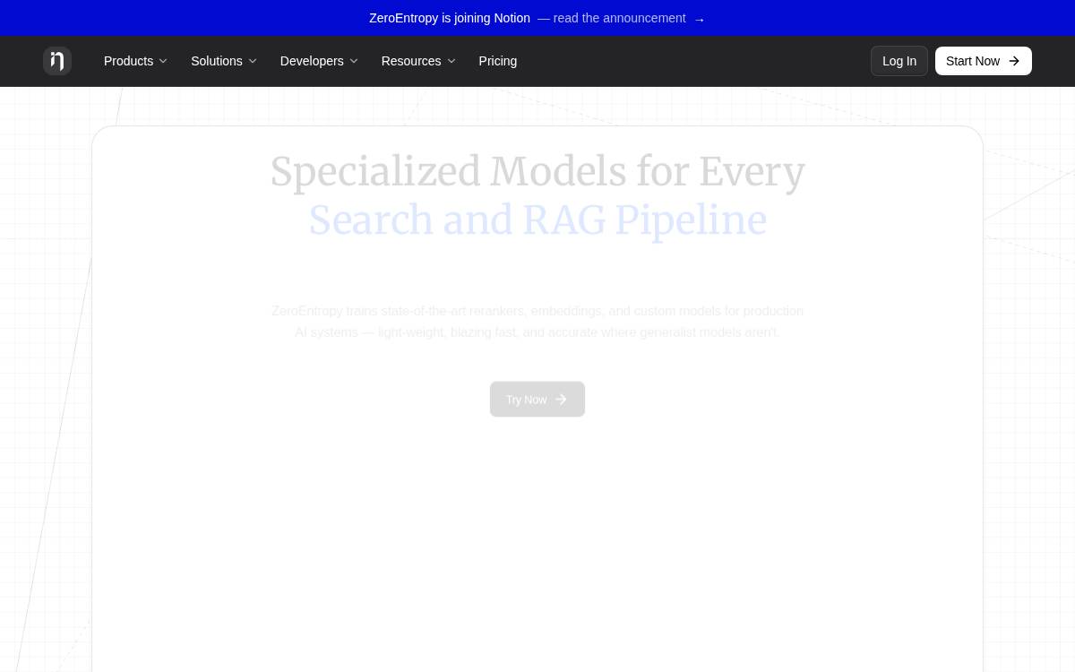 ZeroEntropy website preview