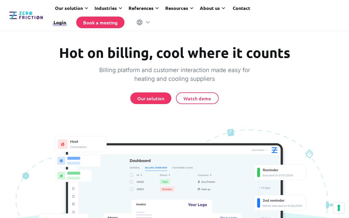 Zerofriction website preview