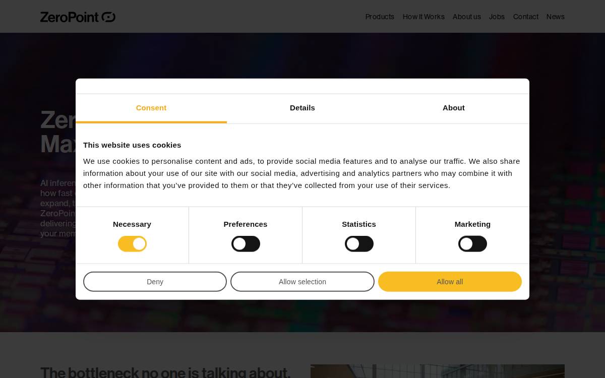 Zeropoint Tech website preview