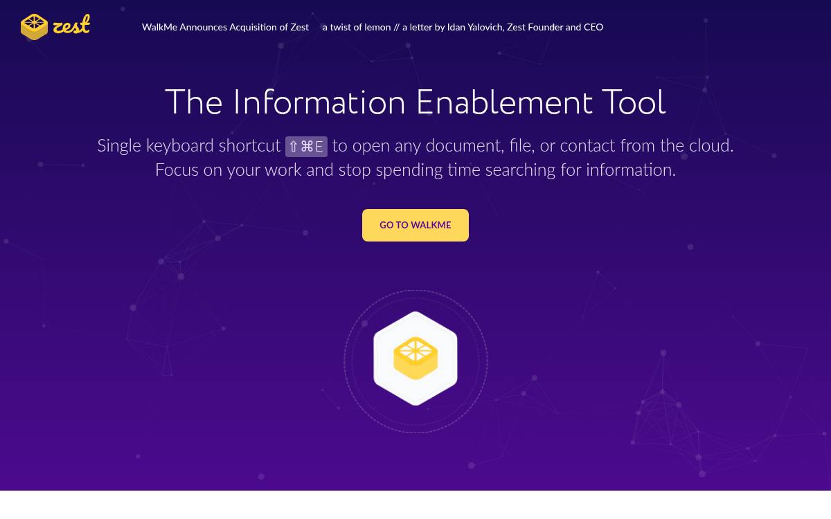 Zest website preview