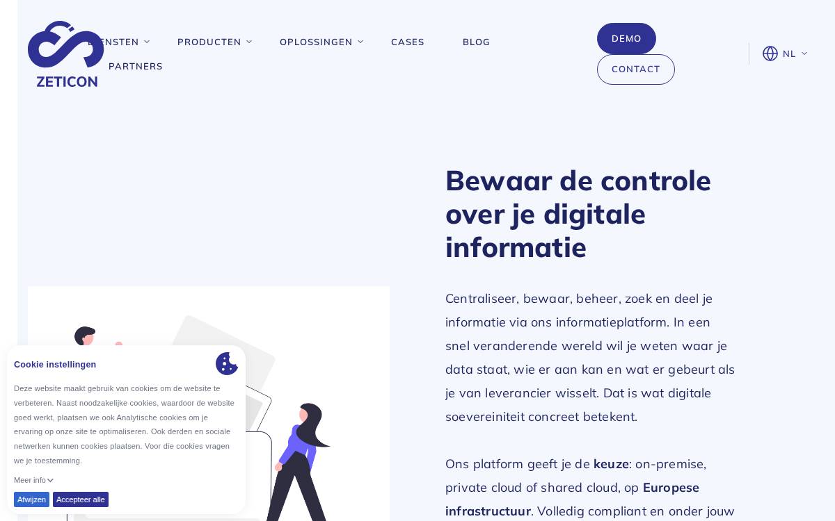 Zeticon website preview