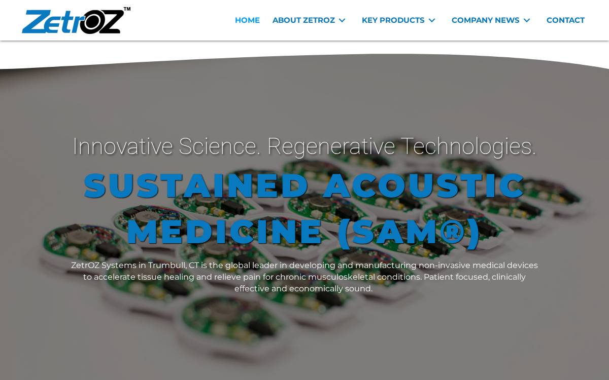 ZetrOZ website preview