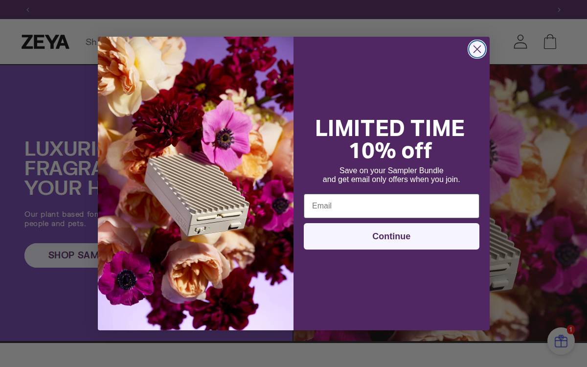 Zeyashop website preview