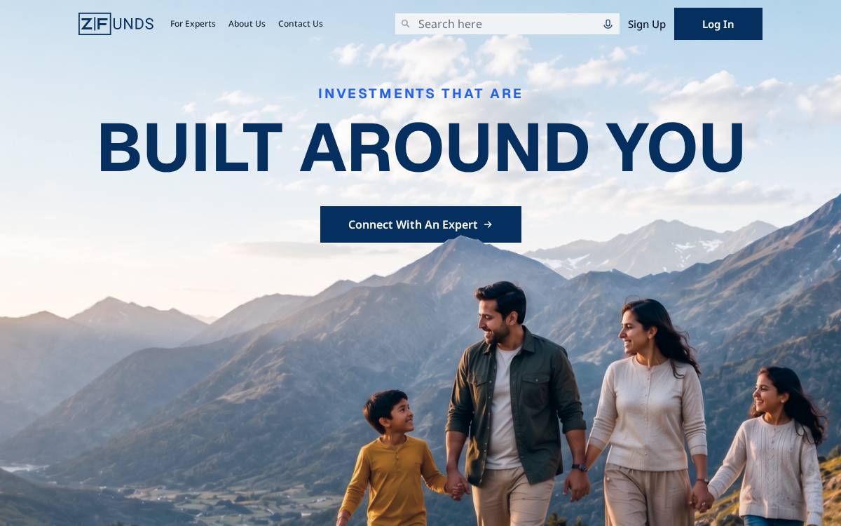 Zfunds website preview