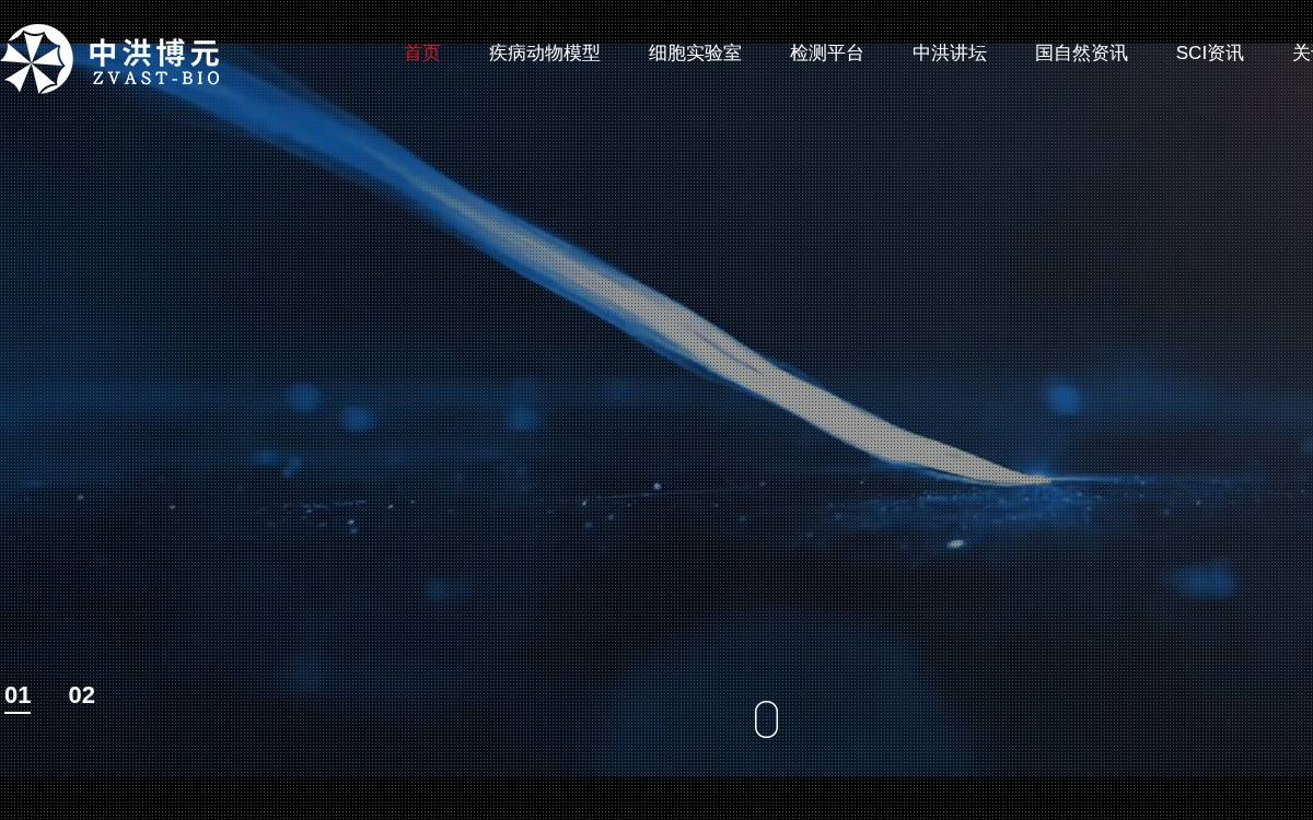 Zhbybio website preview