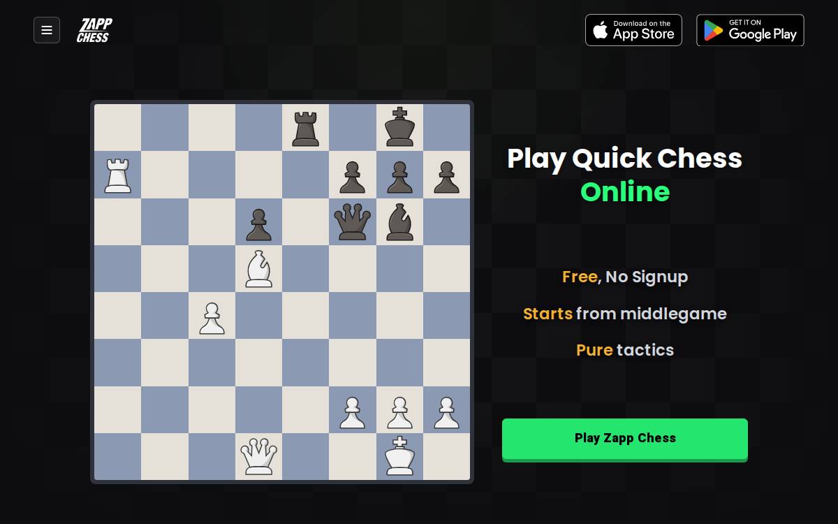 Ziffichess website preview