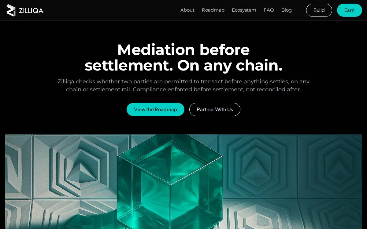 Zilliqa website preview