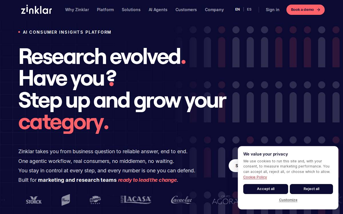 Zinklar website preview