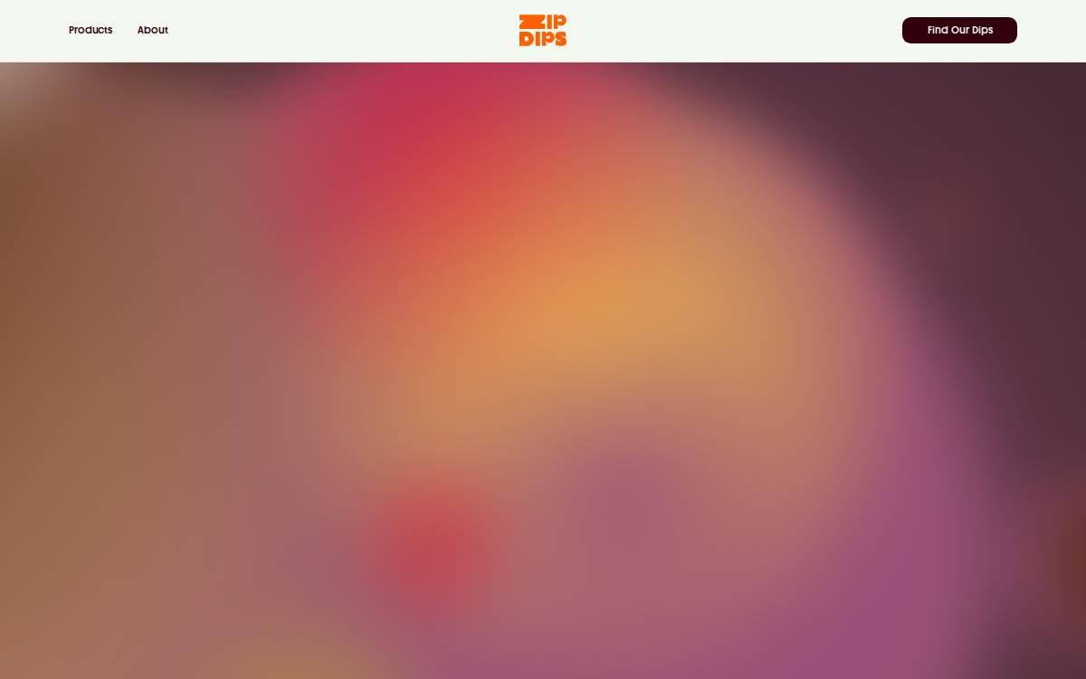 Zip Dips website preview