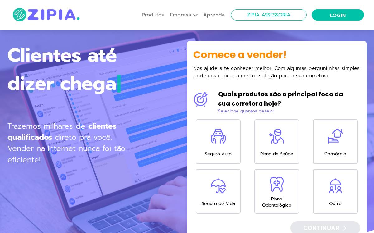 Zipia website preview