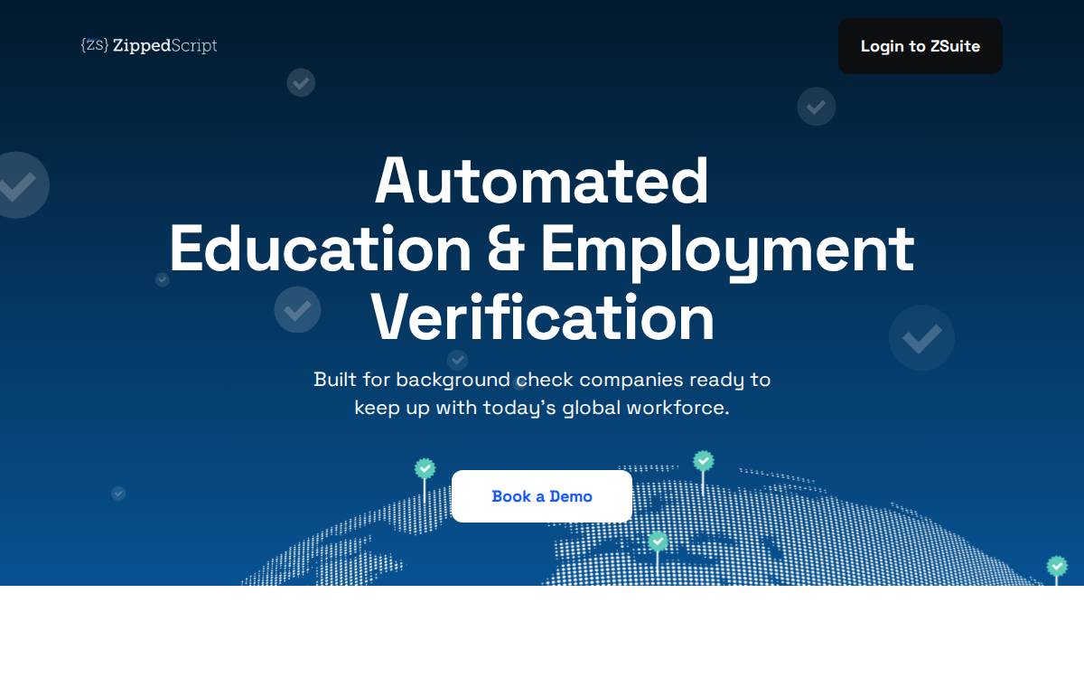 ZippedScript website preview