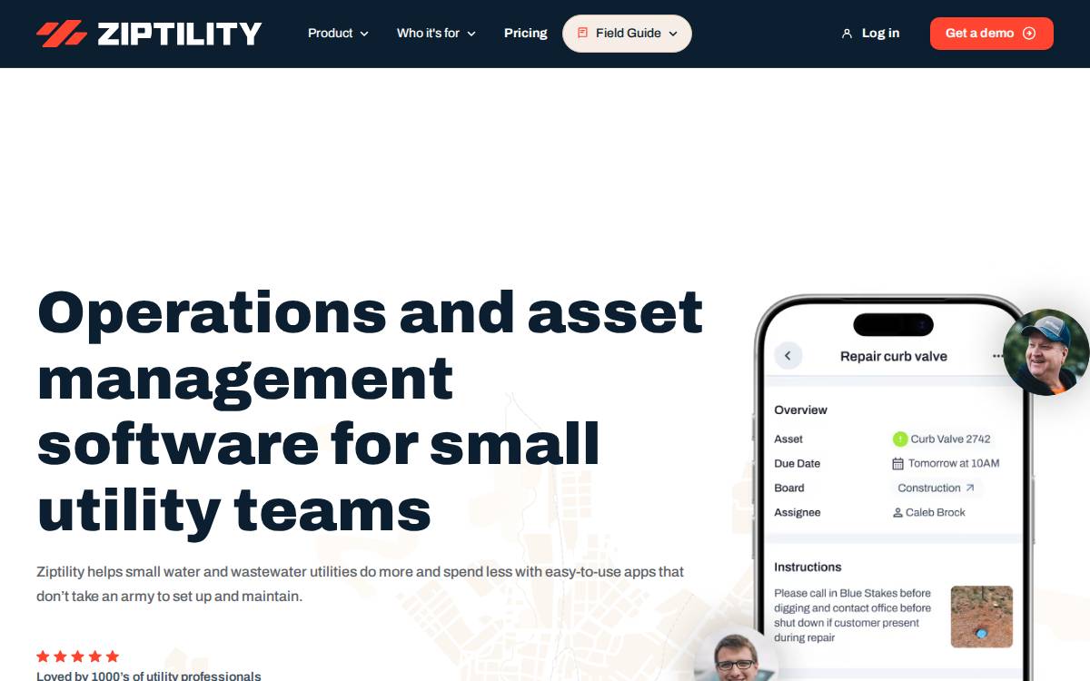 Ziptility website preview