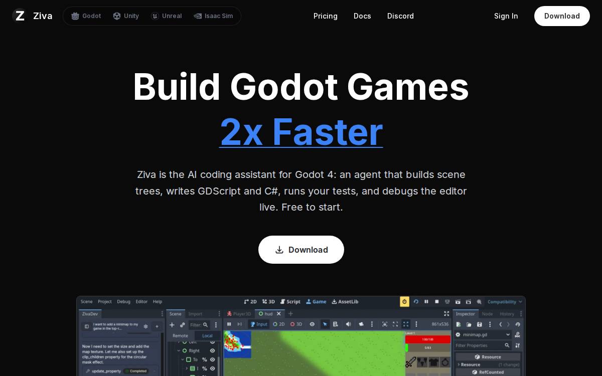 Zivash website preview
