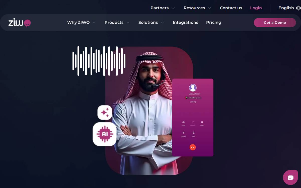 Ziwo website preview