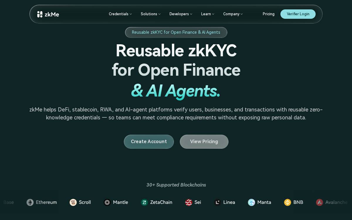 Zk website preview
