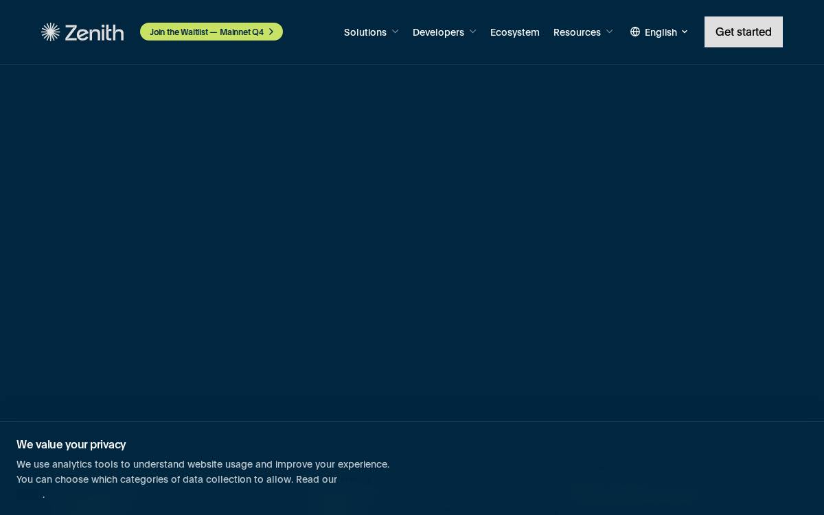 ZkCloud website preview