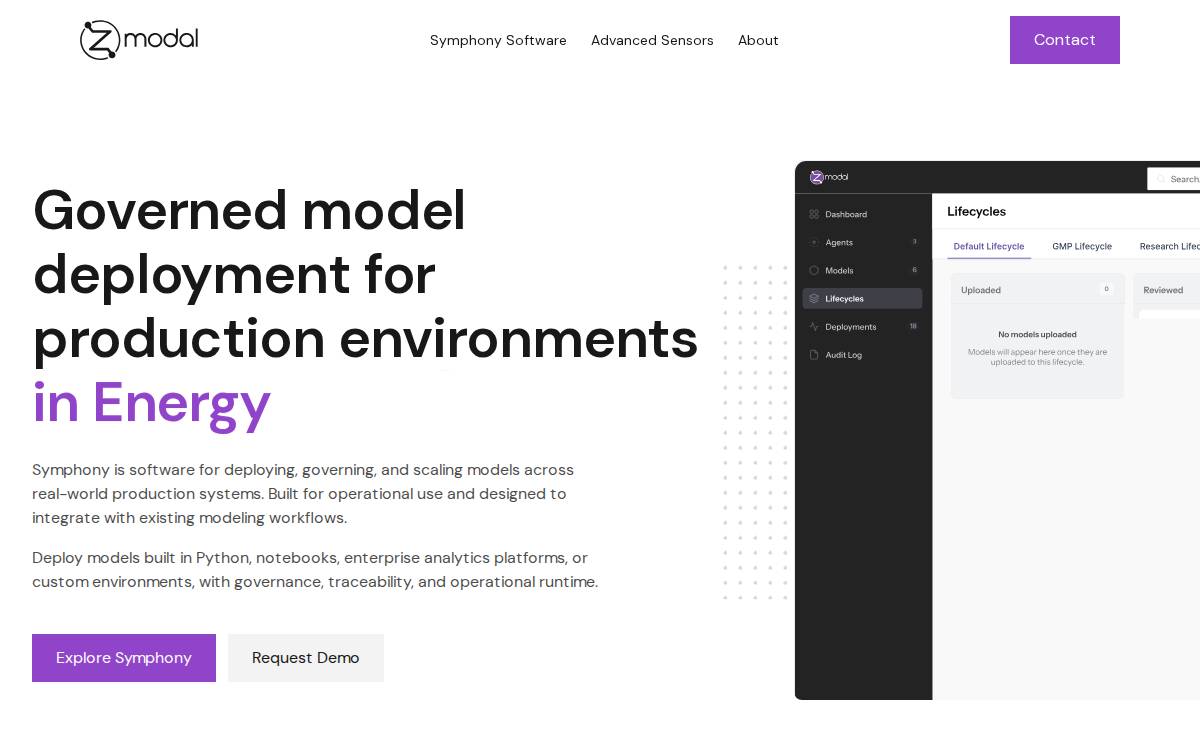 ZMODAL website preview