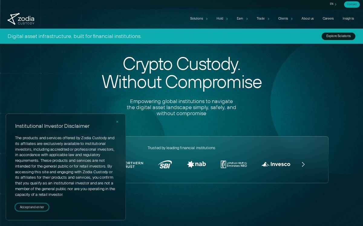 Zodia website preview