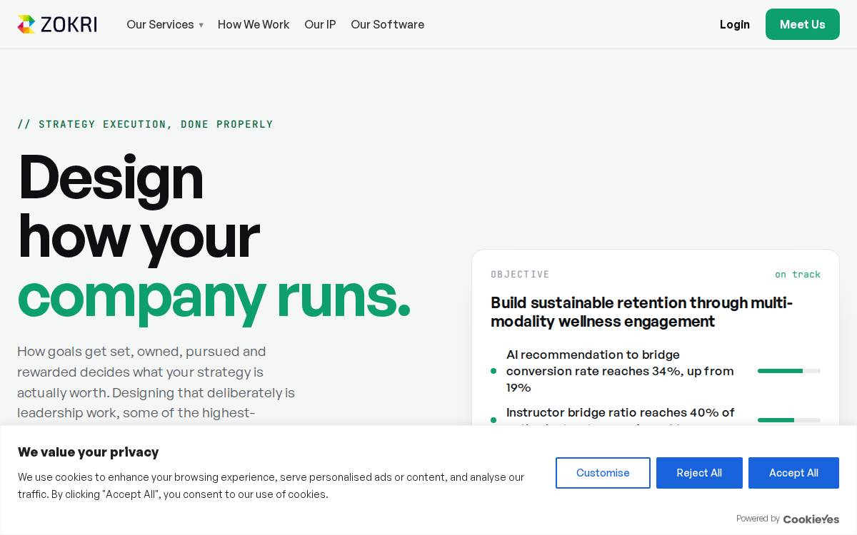 Zokri website preview
